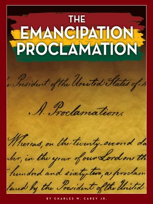 cover image of The Emancipation Proclamation